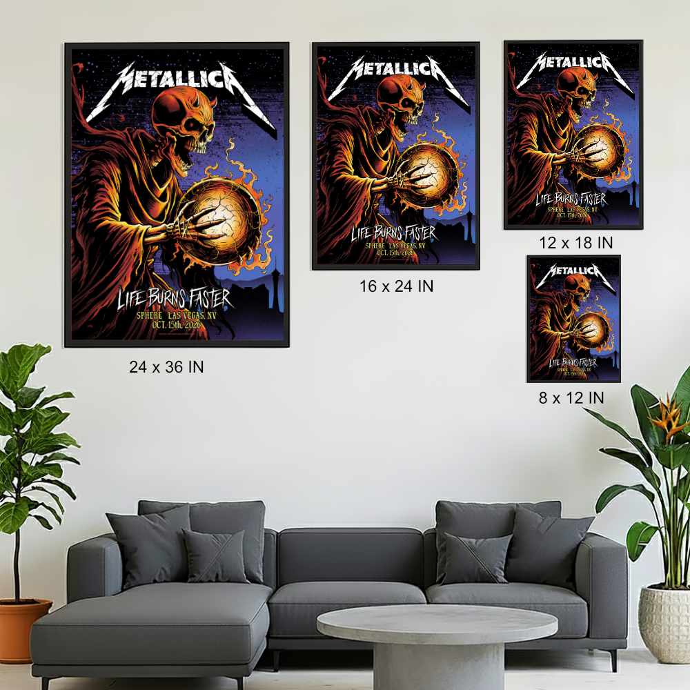 Metallica Sphere Las Vegas Weekend 3 Night 1 October 15 2026 Poster