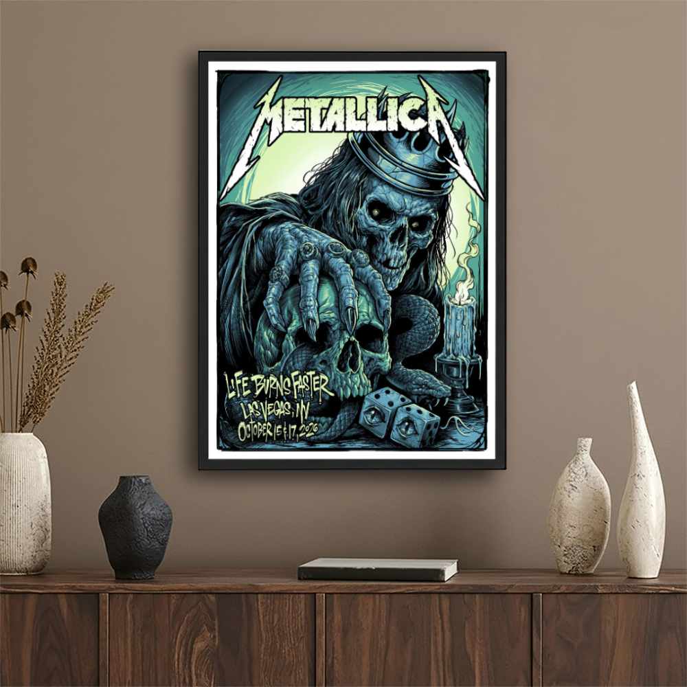 Metallica Sphere Las Vegas Weekend 3 Pop-Up Shop Poster – October 15 & 17