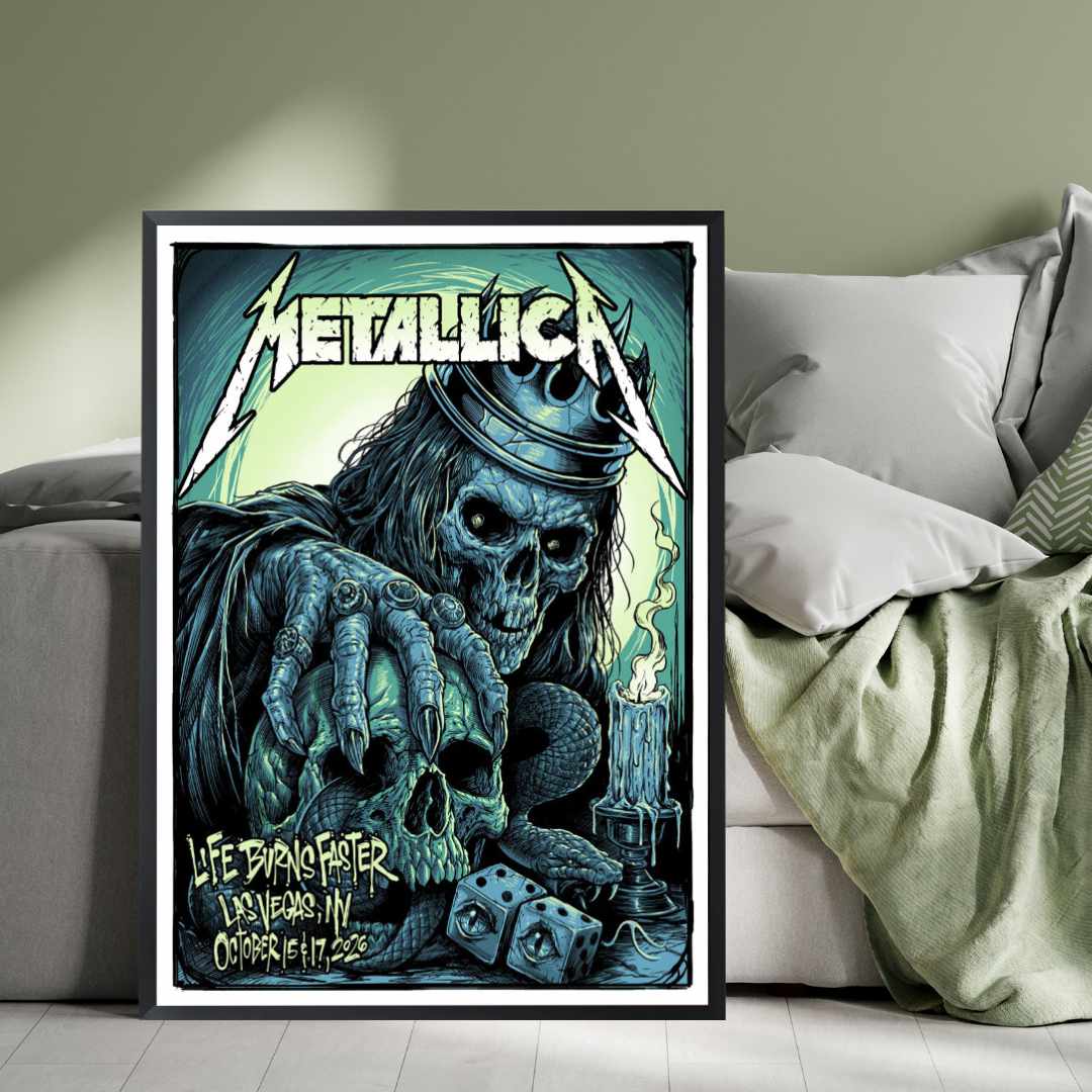Metallica Sphere Las Vegas Weekend 3 Pop-Up Shop Poster – October 15 & 17