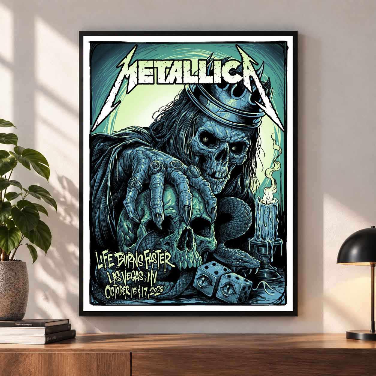 Metallica Sphere Las Vegas Weekend 3 Pop-Up Shop Poster – October 15 & 17