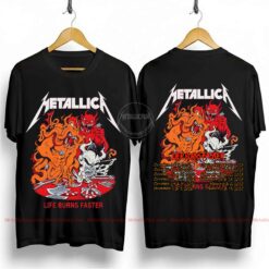Metallica Sphere Week 2 Night 1 T-Shirt Tour Dates on Back, October 8, 2026