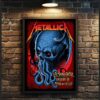 Metallica Sphere Weekend 4 Pop-Up Shop Poster - Cthulhu Skull Artwork